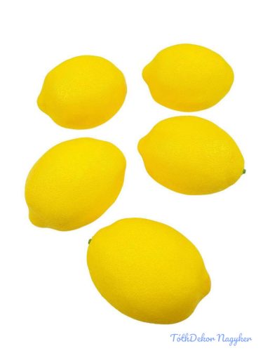 Mű citrom egész 9cm 5db/csomag