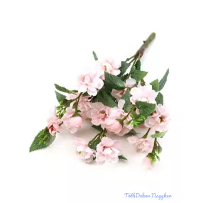 Kis virágos ág köteg 46cm - Rózsaszín