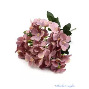 Hortenzia 5 ágú kis csokor 31cm - Lila