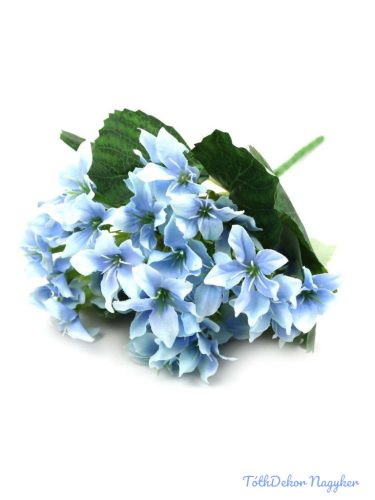 Átmenetes kis selyem csokor 30cm 345 - Kék