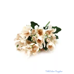 Vegyes színű kis csokor 33cm - Barack