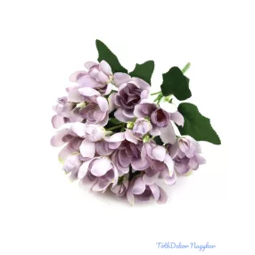 Vegyes színű kis csokor 33cm - Világos Lila