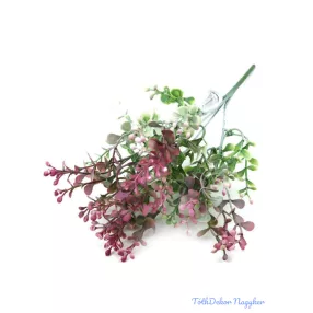 Bogyós műzöld díszítő csokor 34cm - Mályva