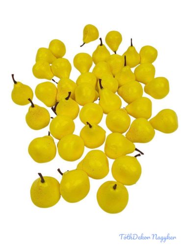 Mű körte 3,5cm 40db/csomag - Sárga