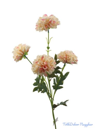 Krizantém 4 fejes szálas selyemvirág 80cm - Cirmos