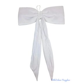 Ajtó masni - Fehér 40 cm