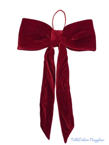 Ajtó masni - Piros 40 cm