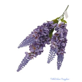 Gyűszűvirág 5 ágú selyem csokor 55cm - Lila