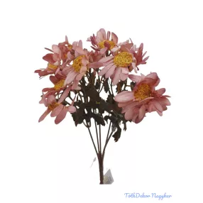 Antik színű kis csokor 28cm - Rózsaszín