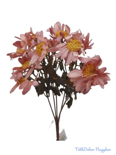 Antik színű kis csokor 28cm - Rózsaszín