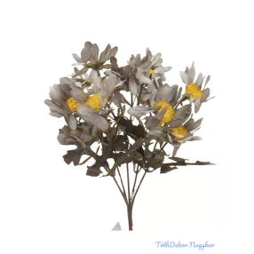 Antik színű kis csokor 28cm - Szürke