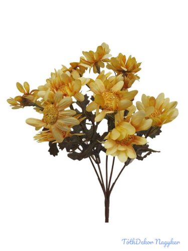 Antik színű kis csokor 28cm - Krém