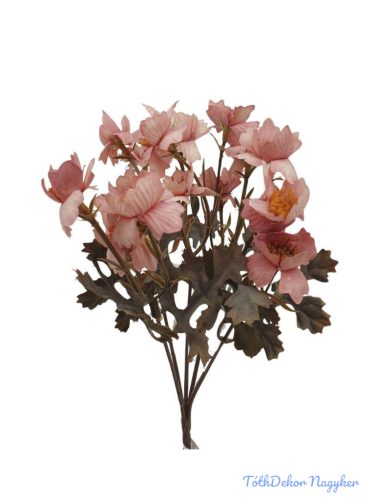 Antik színű kis csokor 28cm 3353 - Rózsaszín