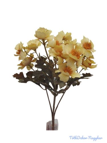 Antik színű kis csokor 28cm 3353 - Krém