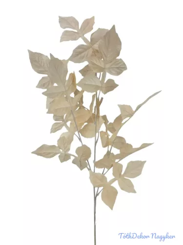 Őszi leveles ág 96 cm - Krém