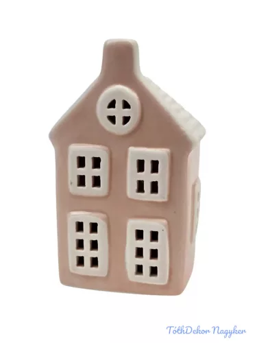 Kerámia ház 11 cm - Kéményes púder