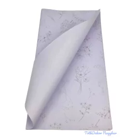   Fólia ív 57x56cm 20db/csomag Vegyes virágmintás - Világos Lila