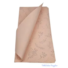 Fólia ív 57x56cm 20db/csomag Vegyes virágmintás - Barack