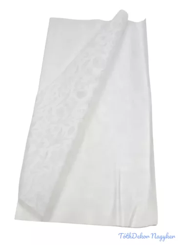 Fólia ív 57x56cm 20db/csomag Tavaszi virágmintás - Fehér