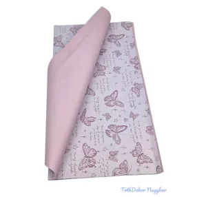 Fólia ív 57x56cm 20db/csomag Lepke mintás - Lila