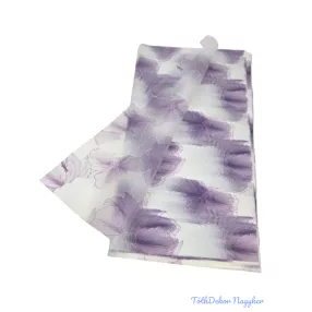   Fólia ív 57x56cm 20db/csomag Hibiszkusz virágmintás - Lila