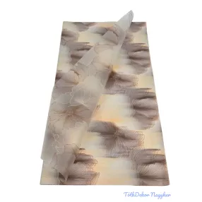   Fólia ív 57x56cm 20db/csomag Hibiszkusz virágmintás - Barna-Krém