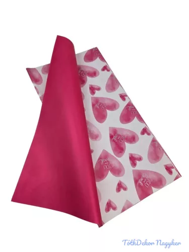 Fólia ív 57x57cm 20db/cs - You are loved - Pink