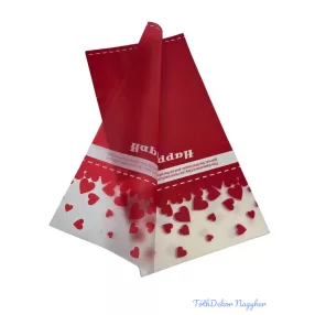 Fólia ív 57x57cm 20db/cs - Happy Valentine