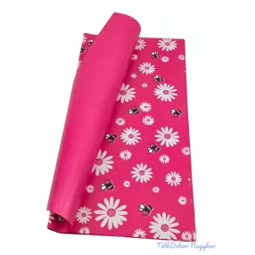 Fólia ív 57x56cm 20db/csomag Méhecske mintás - Pink