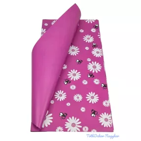 Fólia ív 57x56cm 20db/csomag Méhecske mintás - Lila