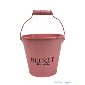 Színes bádog vödör 13 cm BUCKET - Barack