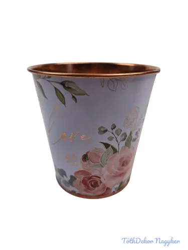 Mintás bádog vödör 10cm - 148