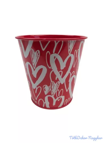 Mintás bádog vödör 10cm - 154