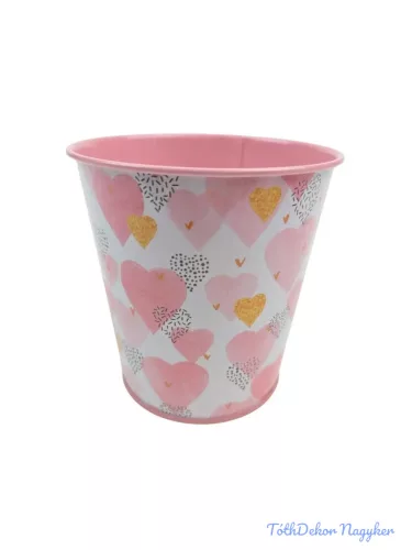 Mintás bádog vödör 10cm - 155