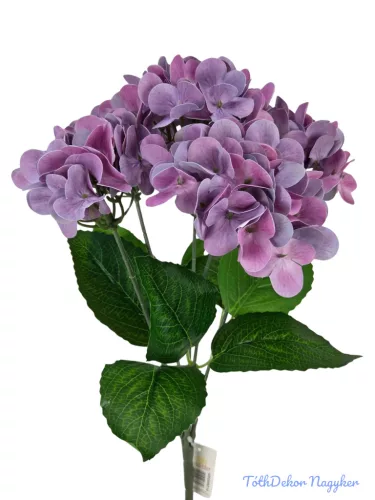 Hortenzia csokor 42 cm - Mályvás Lila