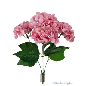Hortenzia csokor 42 cm - Cirmos Rózsaszín