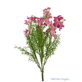 Apró virágos műzöld csokor 40cm - Pink