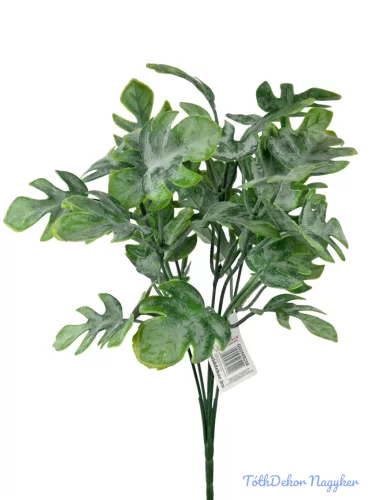 Hamvas műzöld csokor 34 cm