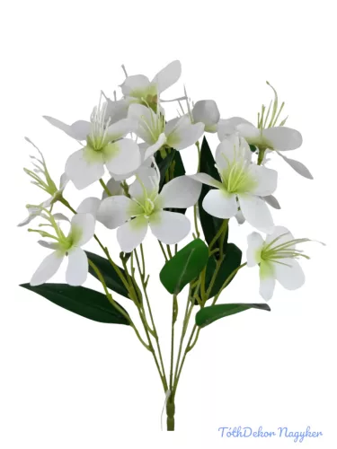 Vegyes színű kicsi csokor 34 cm - Fehér