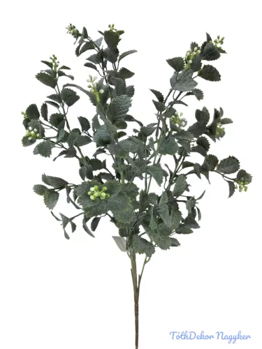 Műzöld leveles csokor 55 cm - Hamvas Zöld
