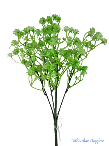 Műzöld művirágos csokor 30 cm - Zöld