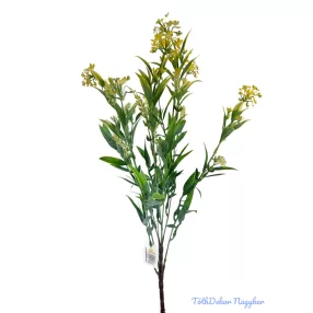 Műzöld színes csokor 54 cm - Sárga
