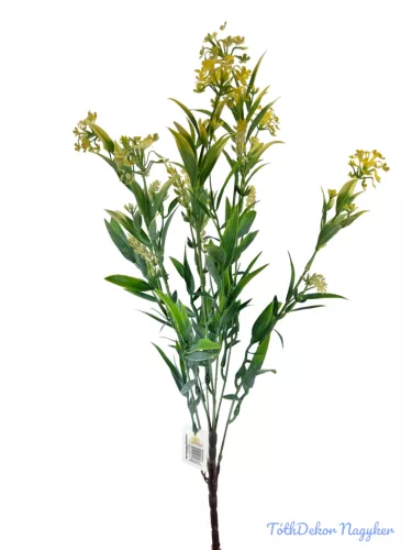 Műzöld színes csokor 54 cm - Sárga