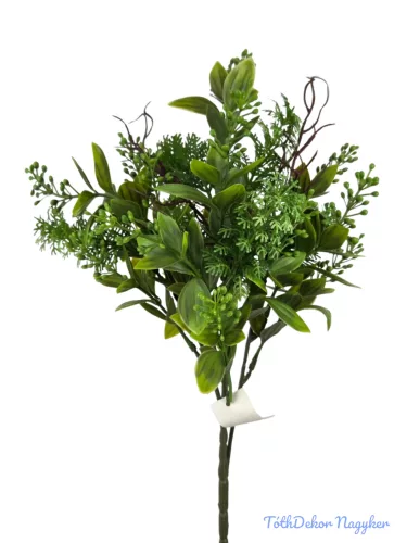 Vegyes műzöld csokor 40 cm - Zöld