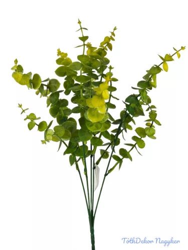 Műzöld eukaliptusz 38 cm - Sárga