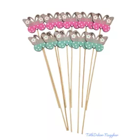 Fa betűző 10db/csomag - Spring lepke