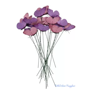 Lepke betűző 20db/csomag - A - Lila-Rózsaszín