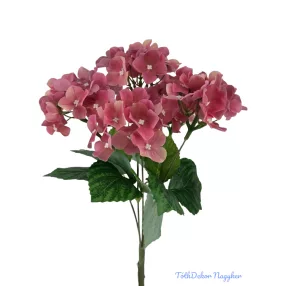 Real touch hortenzia csokor 33 cm - Mályva