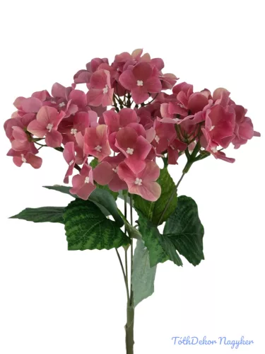 Real touch hortenzia csokor 33 cm - Mályva