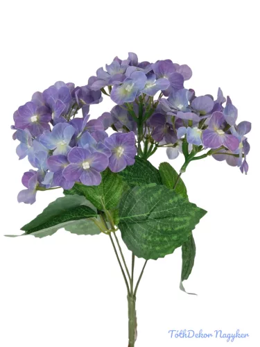 Real touch hortenzia csokor 33 cm - Lila